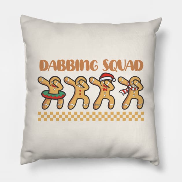 Dabbing Squad Pillow by Nessanya