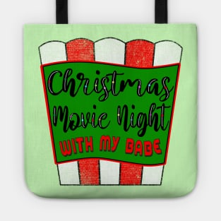 Christmas Movie Night with my Babe Tote