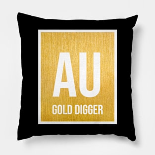 AU Gold Digger Chemistry Periodic Table Pillow