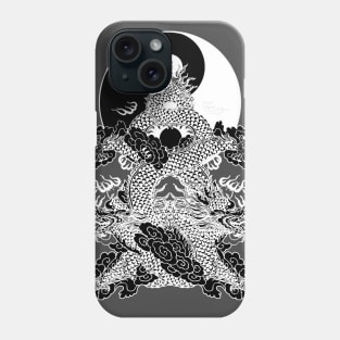 Yin Yang Buddah Karate Vintage Black White Graphics Phone Case