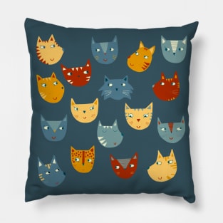 Many Cats Pillow