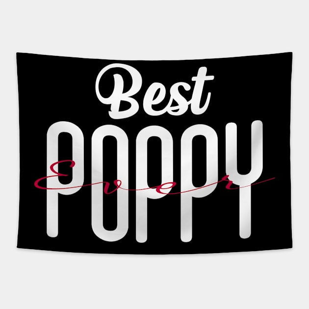 Best Poppy Ever Tapestry by Teeartspace