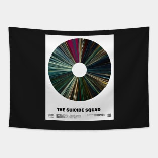 minimal_The Suicide Squad Warp Barcode Movie Tapestry