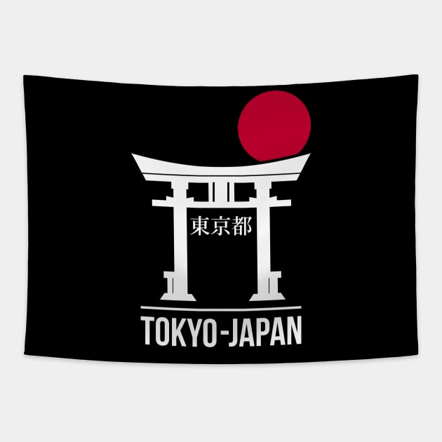 TOKYO 2021 JAPAN Tapestry by VISUALUV