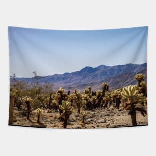 Photo of Cholla Cactus at Joshua Tree National Park V1 Tapestry