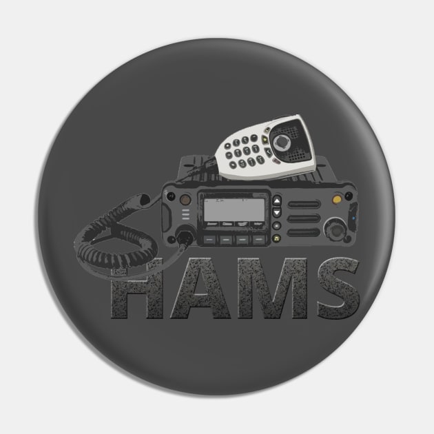 Hams - Amateur Radio Operator Pin by tatzkirosales-shirt-store