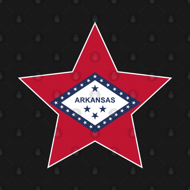 Arkansas State Flag Star by Realittle