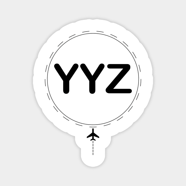 Destination YYZ Magnet by Lifeinbmajor