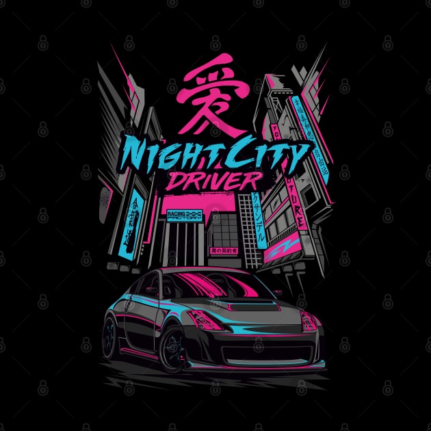 Nissan 350z Night City Driver by racingfactory