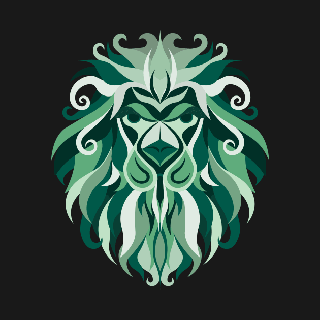 Leo Zodiac Sign - Green by TeeeeeeTime