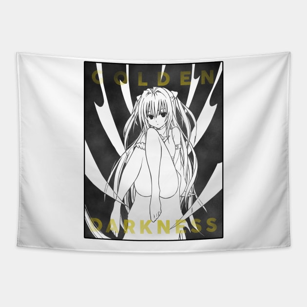 Golden Darkness Tapestry by MaxGraphic