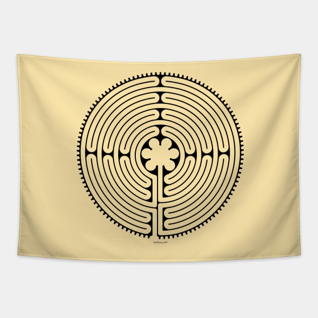 Chartres Labyrinth Tapestry by tuditees