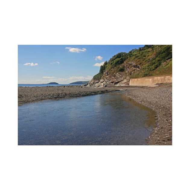 Seaton Beach and Looe Island, Cornwall, September 2021 by RedHillDigital