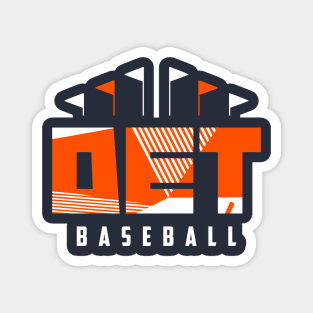 DET Baseball Ballpark Magnet