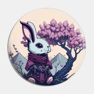 Rabbit Kunoichi Pin