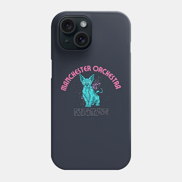 manchester orchestra Phone Case by Oks Storee