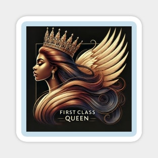 strong queen portrait Magnet