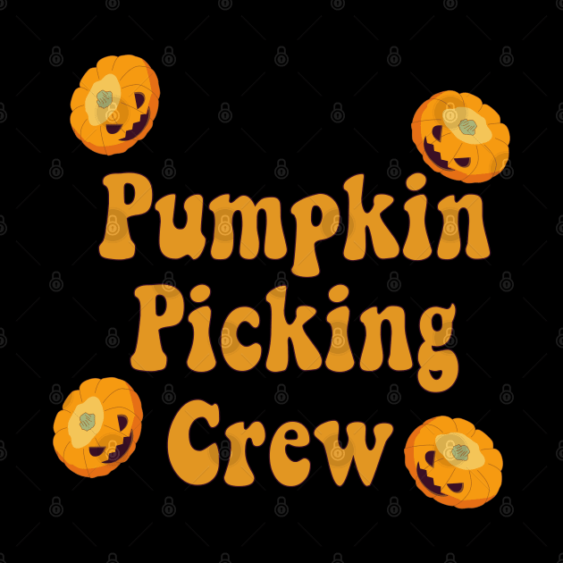 pumpkin picking crew on orange by rsclvisual