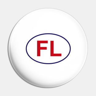 Florida State Sticker Pin