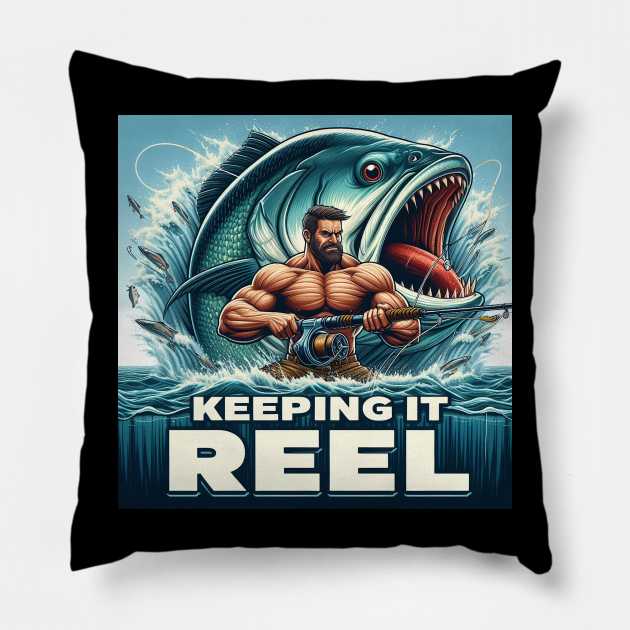 Keeping it Reel Pillow by CPAULFELL