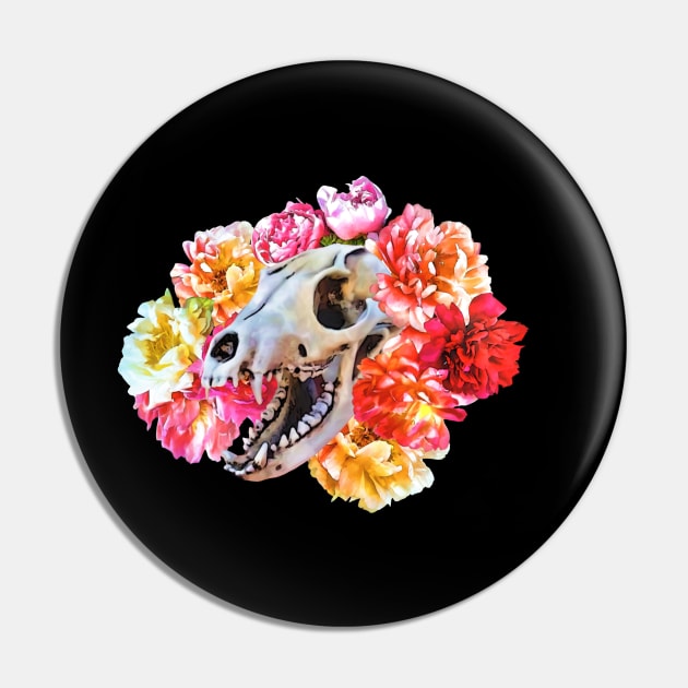 Vixen Skull in peonies bed Pin by Improgism 