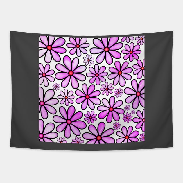 Flowers Pattern Tapestry by busines_night