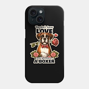 Boxer Valentine's day Phone Case