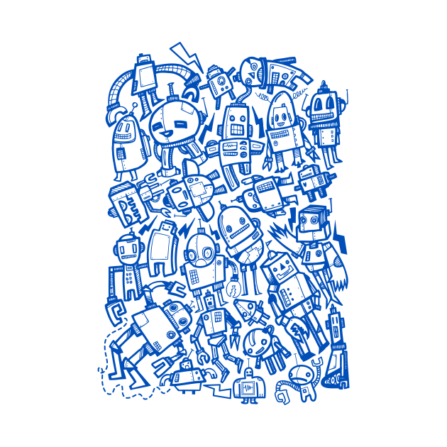 Discover Robot Overload - Robot - T-Shirt