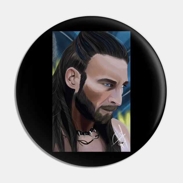 Black Sails Captain Charles Vane Pin by OCDVampire