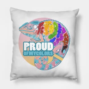 LGBT Pride Chameleon Pillow