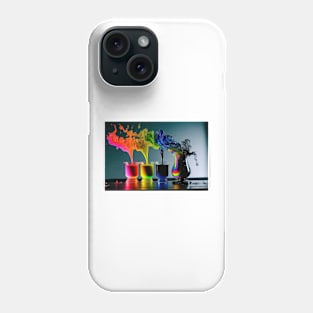 Living Life in Colour - Liquid Smoke Phone Case