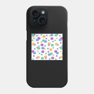 geometric figures, circles of vibrant colors Phone Case