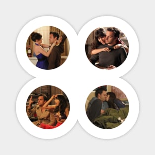 Nick and Jess Sticker Pack Magnet