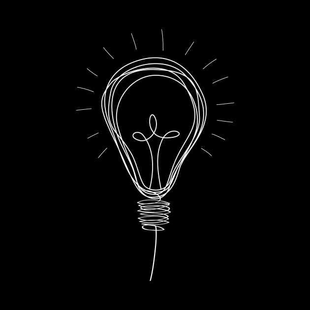 Idea | Lamp Light Bulb Sketch by KarabasClothing