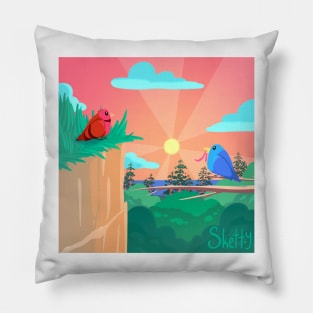 Early Birds Pillow