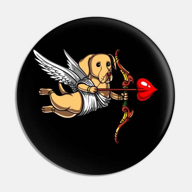 Labrador Retriever Dog Valentines Day Love Pet Pin by underheaven