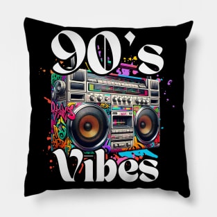 90s vibes Pillow