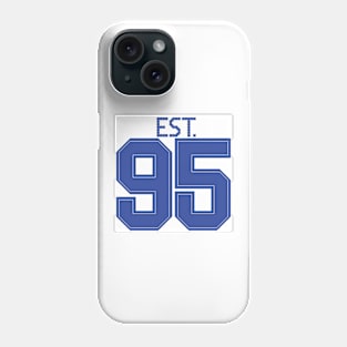 Est. 95 blue Phone Case