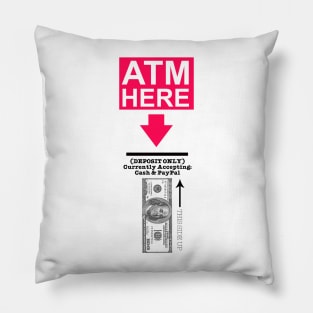 Funny ATM Halloween Costume Pillow
