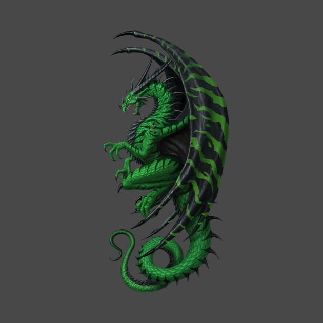 Master Dragon green by chriskar