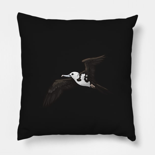 Ascension Frigatebird Pillow by Ginboy