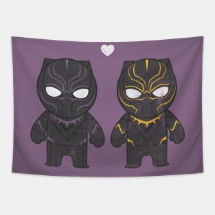 Brotherly love: Black Panther 🖤 Golden Jaguar Tapestry