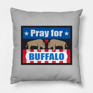 Pray for Buffalo Pillow