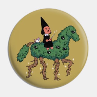 Hedge Horse Pin