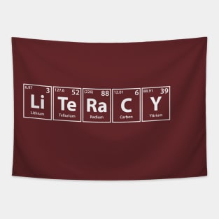 Literacy (Li-Te-Ra-C-Y) Periodic Elements Spelling Tapestry