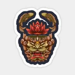 Komainu Japanese Dog Magnet