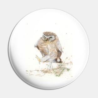 Strutting Owl Pin