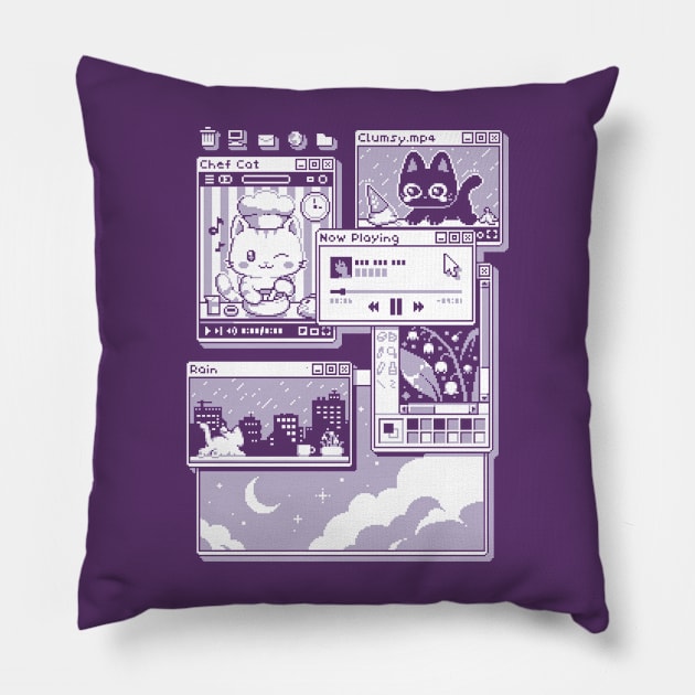 Cute OS Pillow by Pixeleyebat