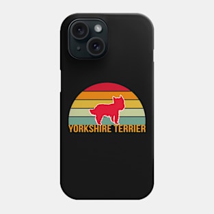 Yorkshire Terrier Vintage Silhouette Phone Case