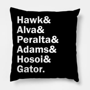 Funny Names x Skateboarders Pillow